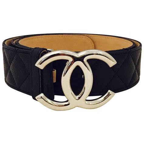 Chanel leather belt